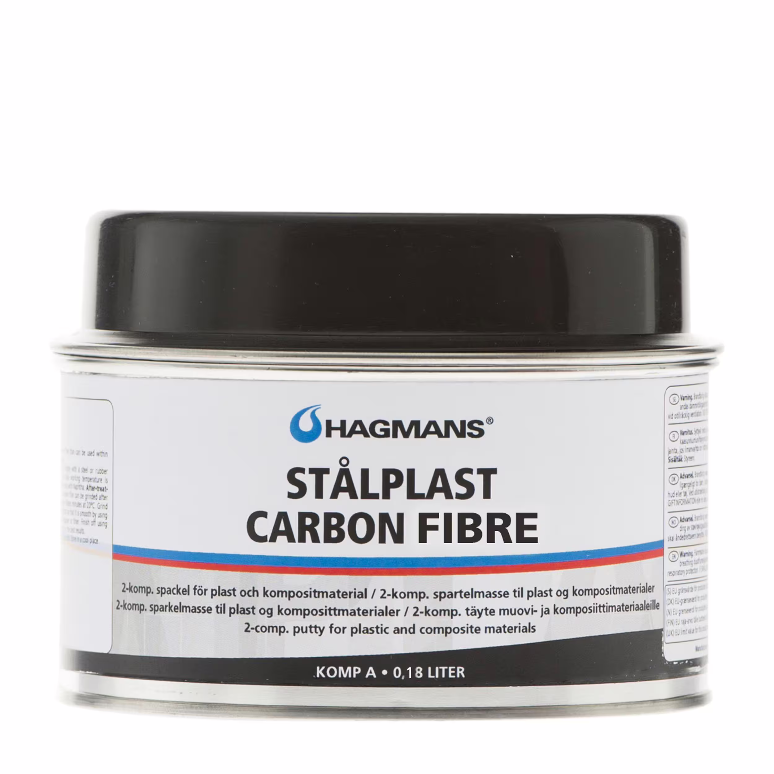 Hagmans - Stålplast Spackel Carbon Fiber