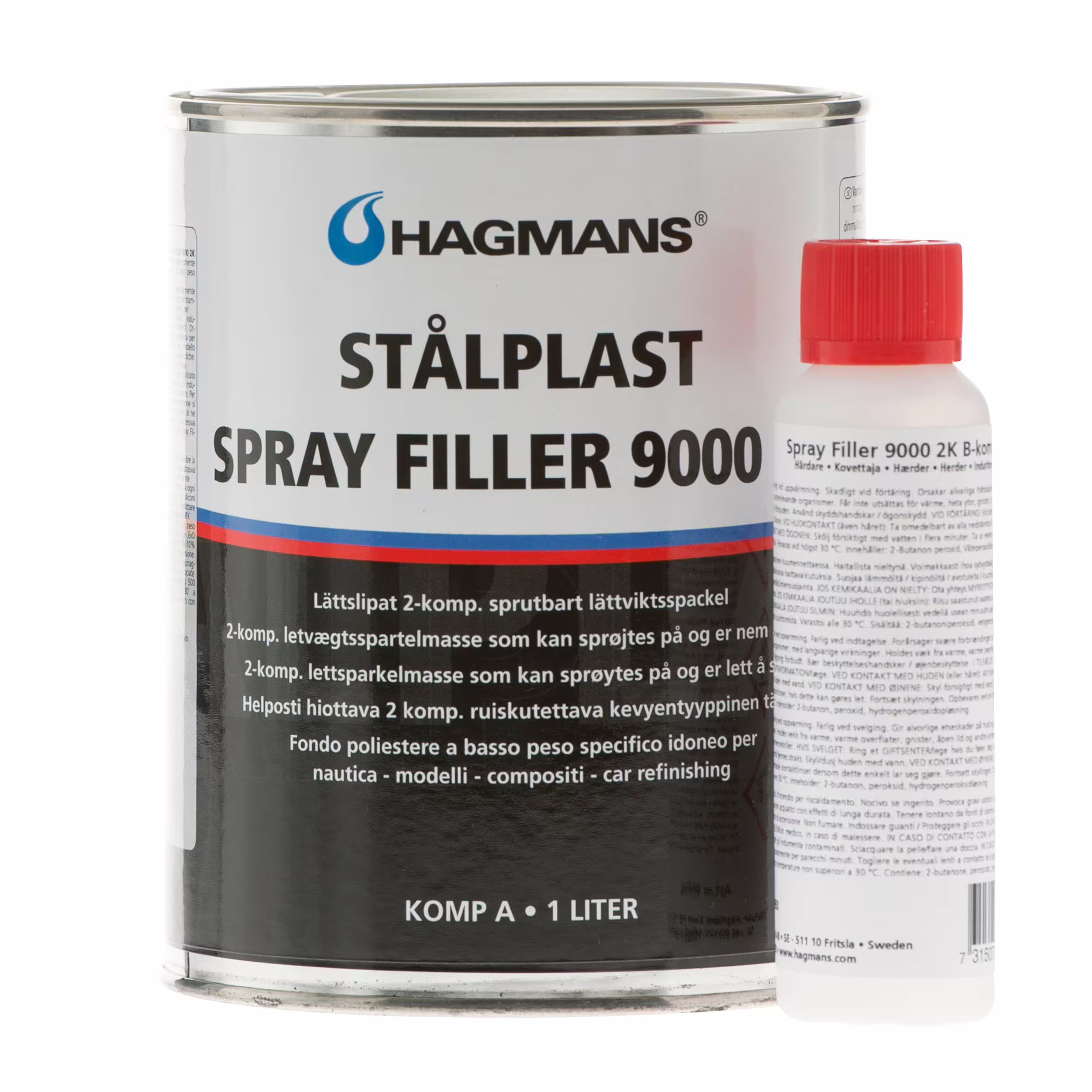 Hagmans - Stålplast Spray Filler 9000 2K
