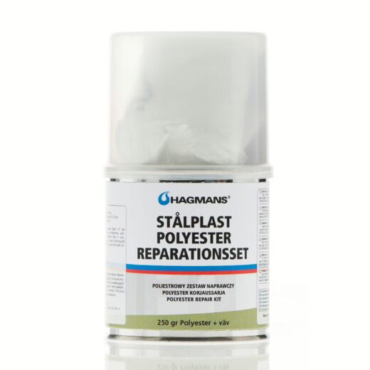 Hagmans - Stålplast Polyester reparationsset 250gr