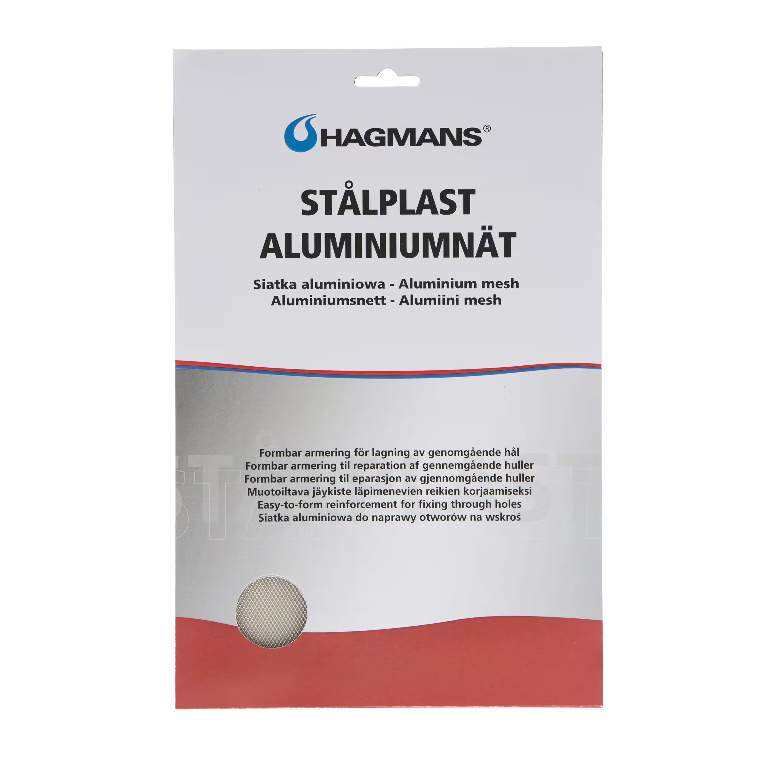 Hagmans - Stålplast Aluminiumnät A4