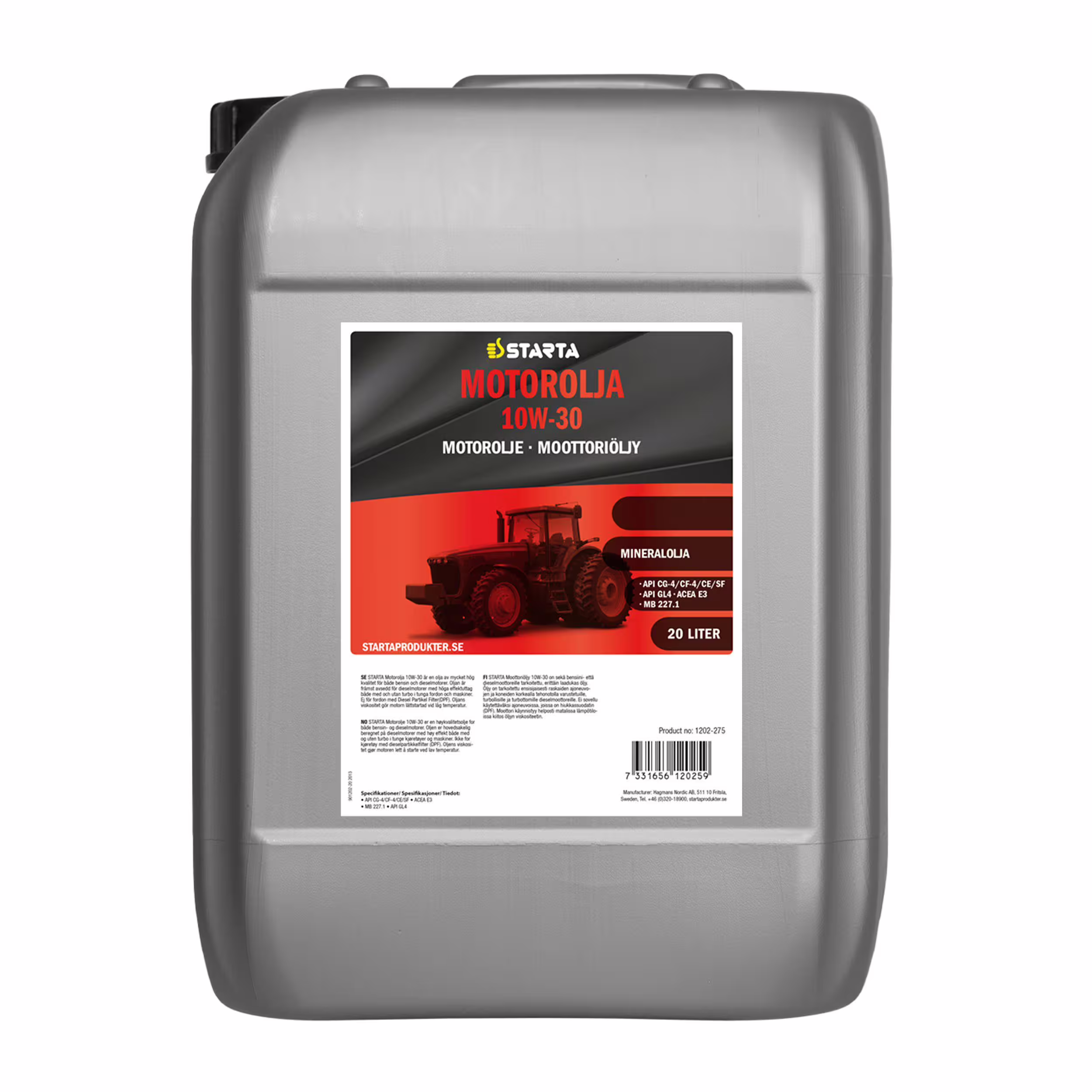 Starta - Motorolja 10W-30