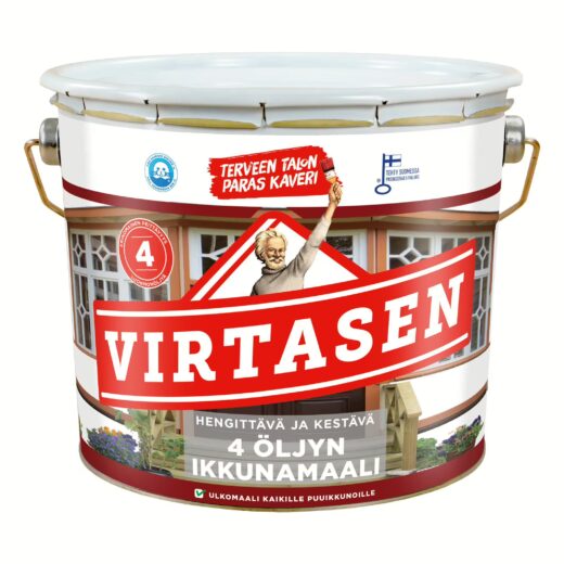 Virtasen - 4 Oljors Fönsterfärg