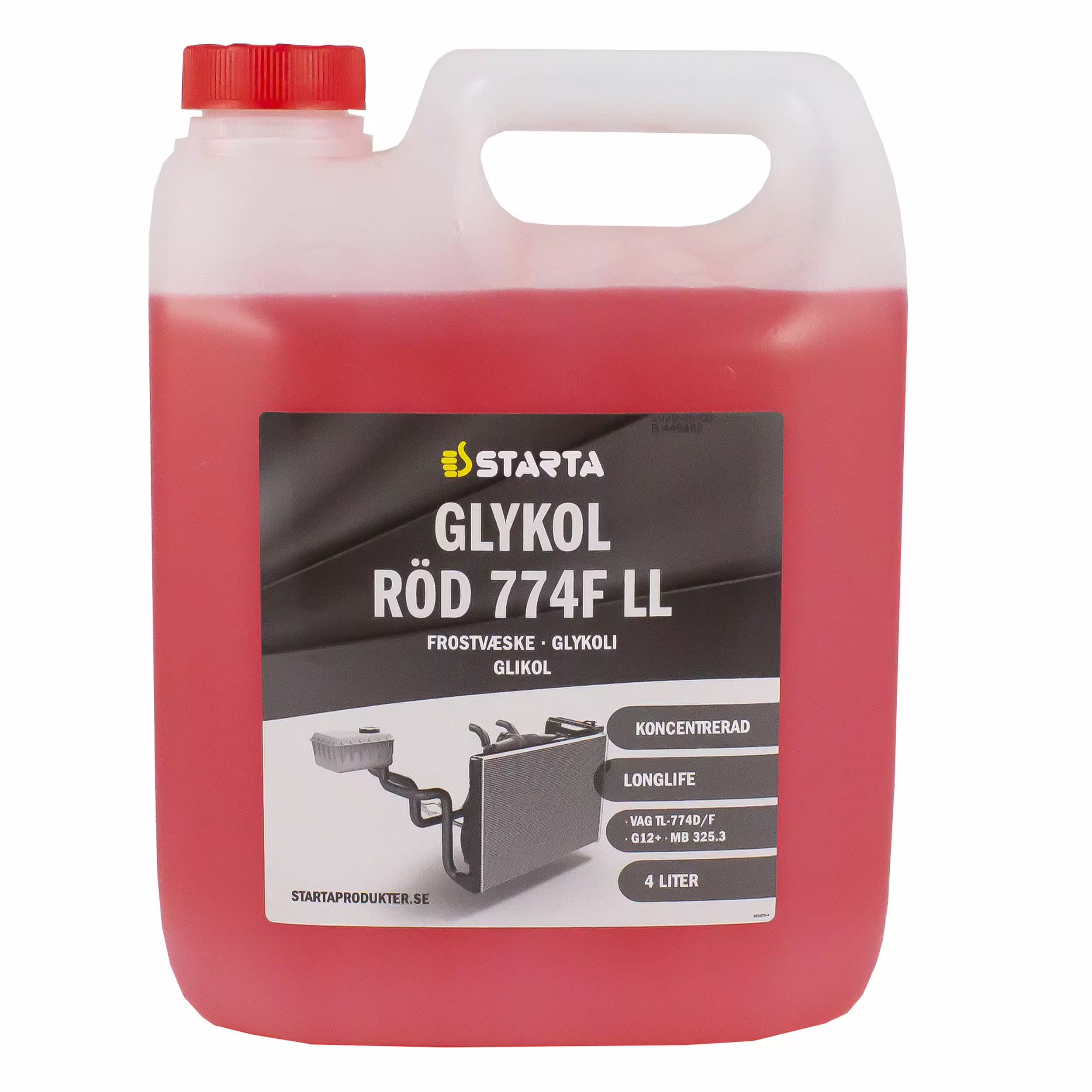 Starta - Glykol Röd 774F Longlife