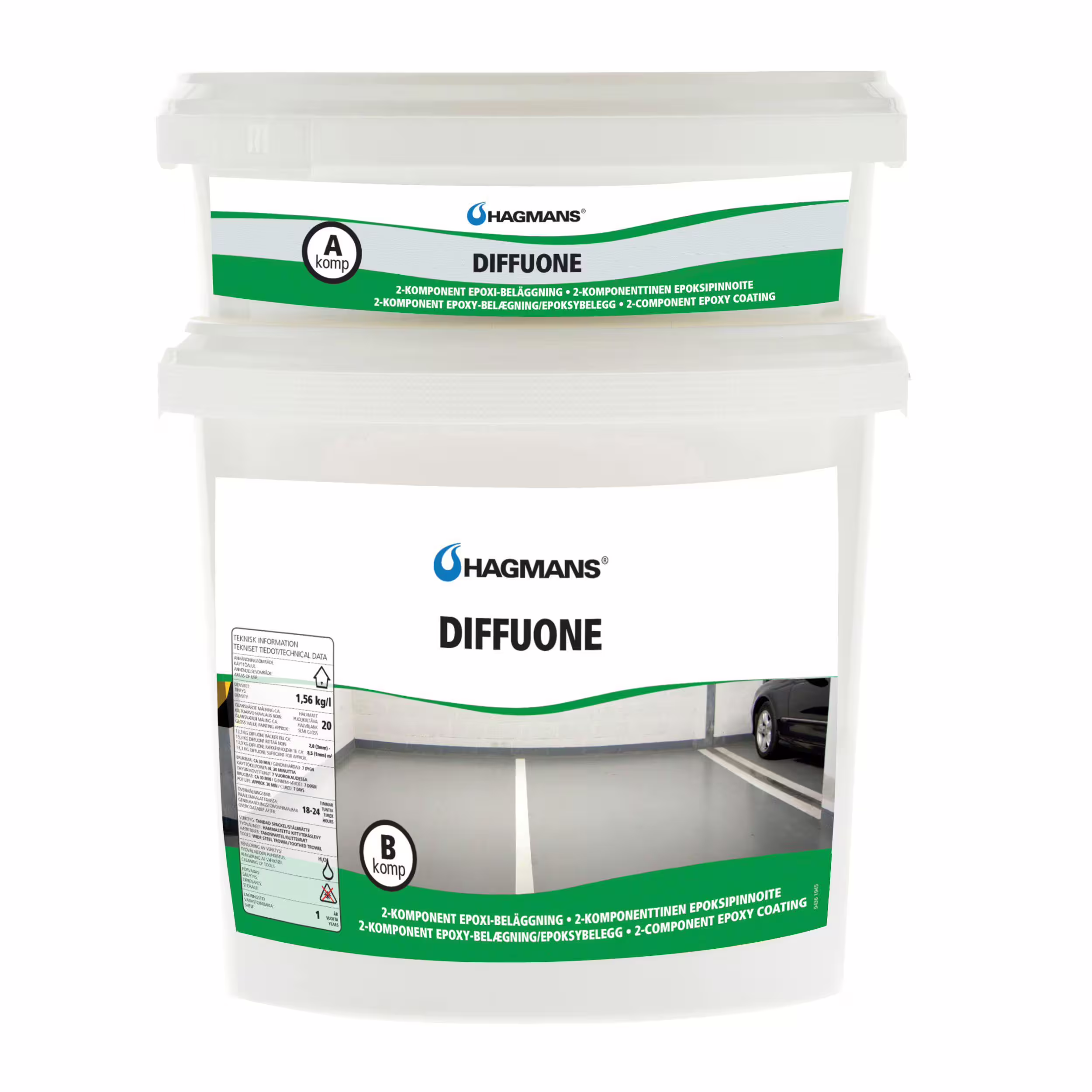 Hagmans - DiffuOne Ljusgrå