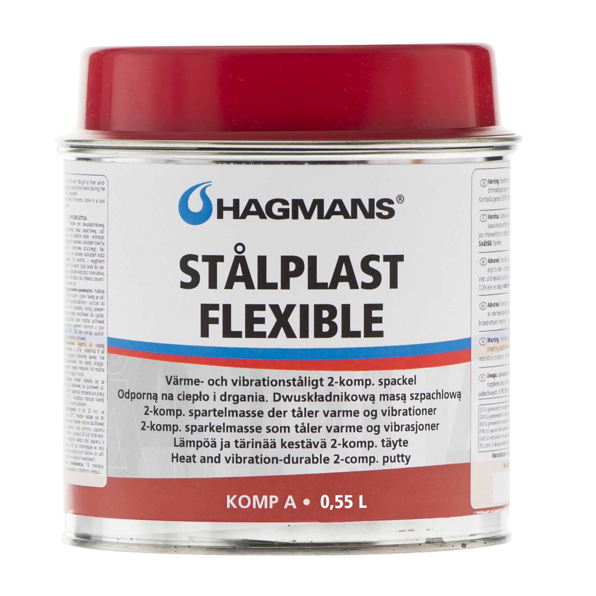 Hagmans - Stålplast Spackel Flexible
