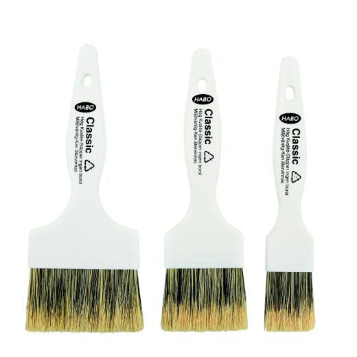 Habo - Penselset 3-pack. 30,50,70mm Inne Classic