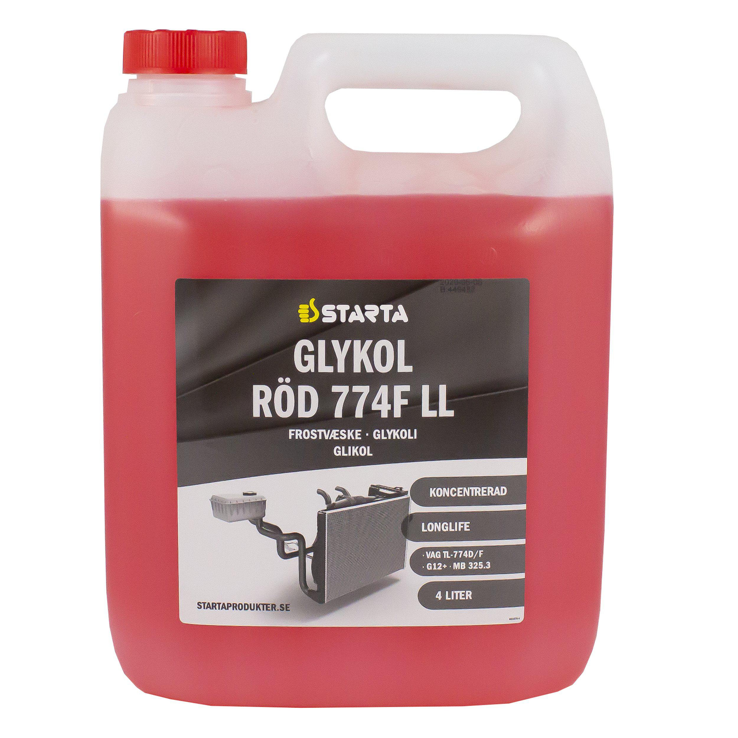 Starta - Glykol Röd 774F Longlife