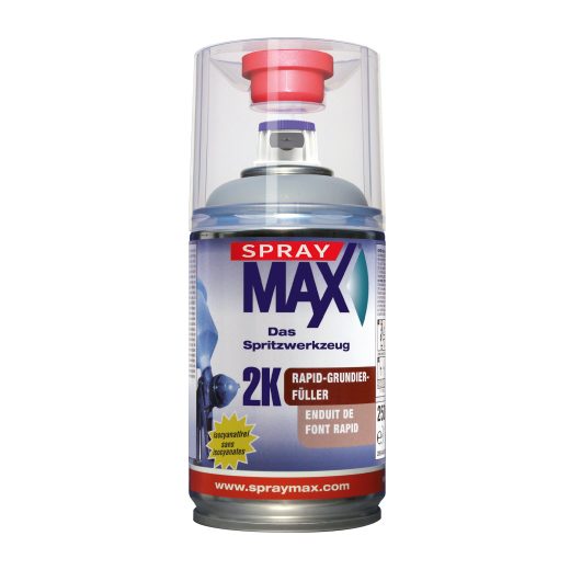 SprayMax - 2K Snabb Grundfiller grå