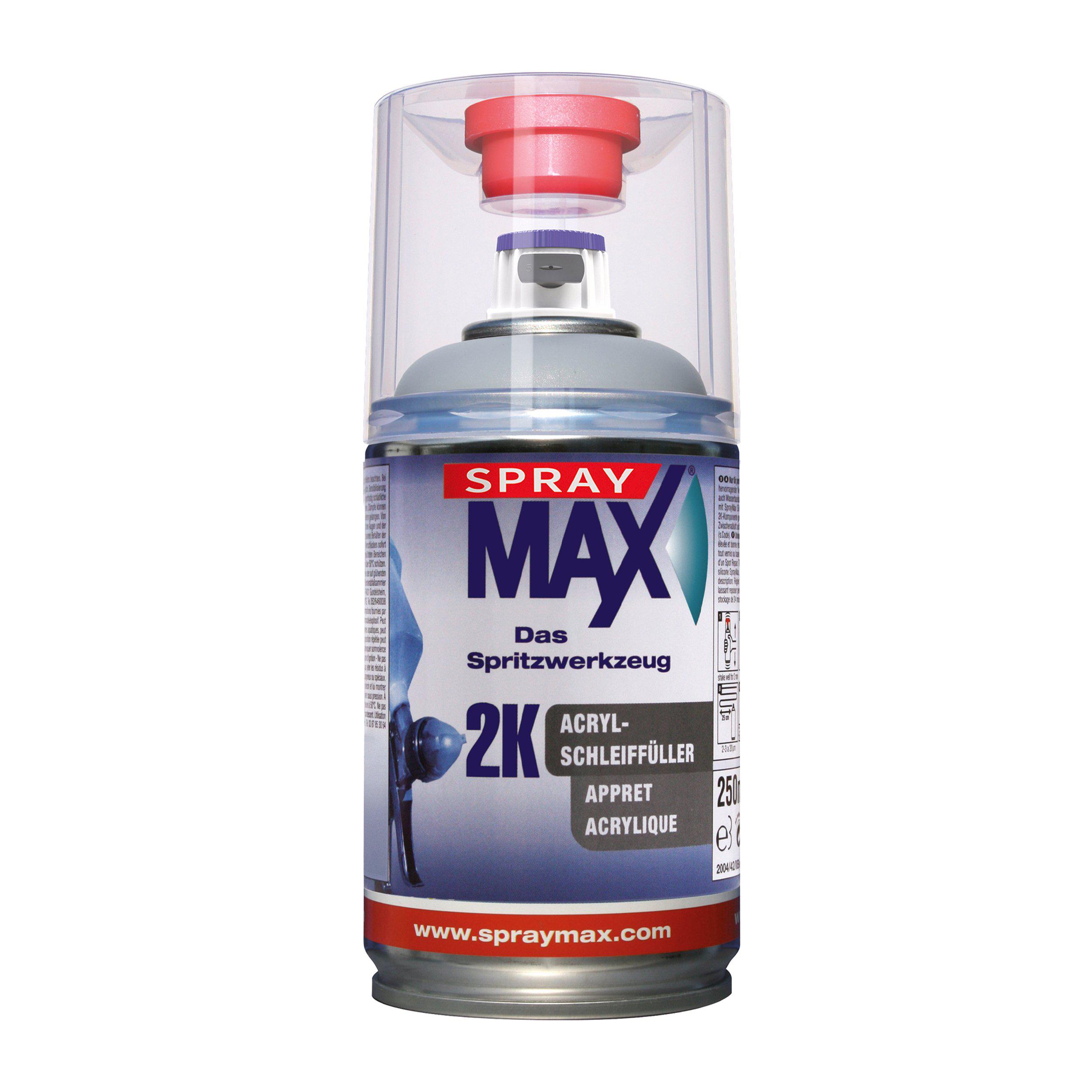 SprayMax - 2K Slipgrund Akryl grå